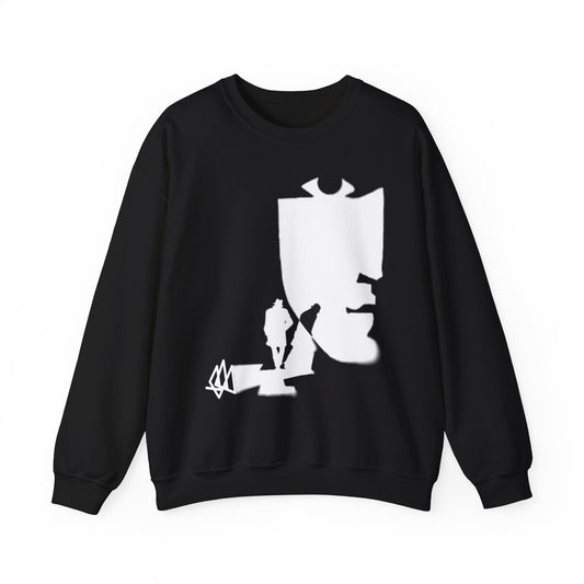 "Noir" Heavy Blend Crewneck Sweatshirt